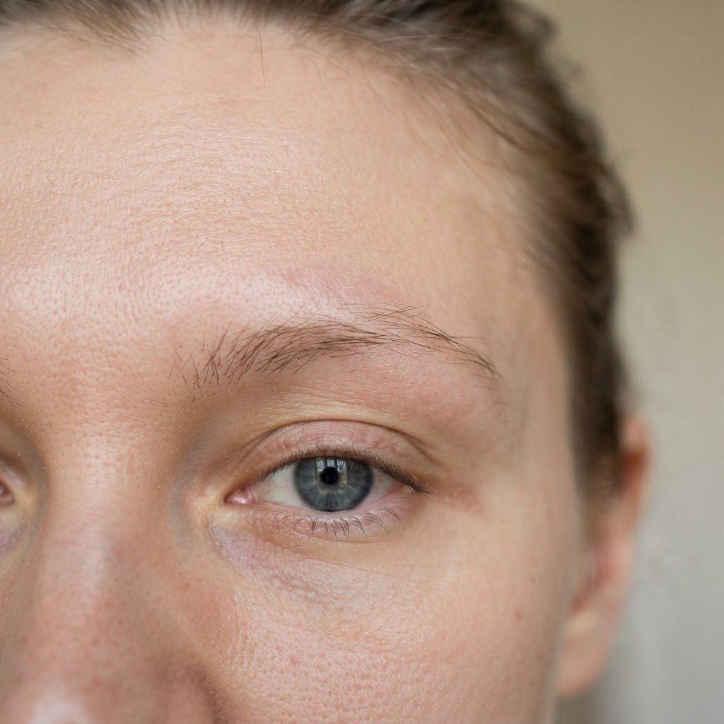Cejas antes de la micropigmentación
